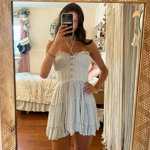 white croched dress White Crochet Dress – FF Swim Club main image 0